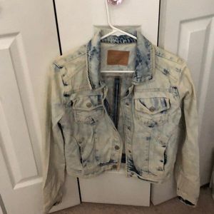 Trendy blue jean jacket